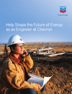 Help Shape the Future of Energy as an Engineer at Chevron