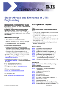 Study Abroad and Exchange at UTS: Engineering