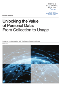 Unlocking the Value of Personal Data: From Collection to Usage