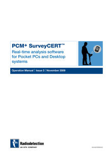 PCM+ SurveyCERT - SPX Corporation