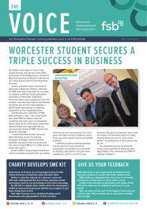 worcester student secures a triple success in business