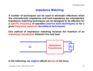 Impedance Matching Z0