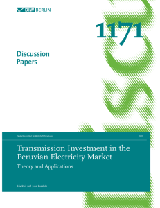 Transmission Investment in the Peruvian Electricity Market