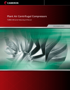 Plant Air Centrifugal Compressors