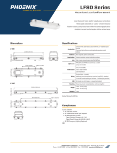 LFSD Spec Sheet - Phoenix Lighting