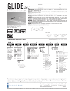 Specification Sheet  - Pinnacle Architectural Lighting