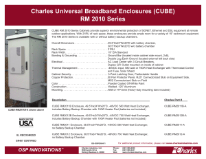 CUBE-RM2011-A - Charles Industries