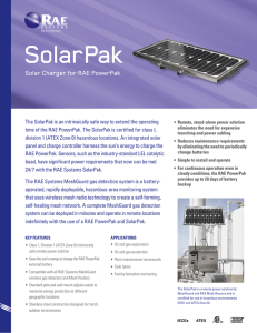 SolarPak Data Sheet