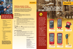Fluke 707EX Loop Calibrator Brochure PDF