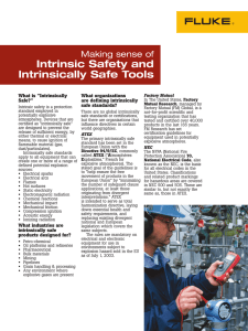 Intrinsic Safety and Intrinsically Safe Tools