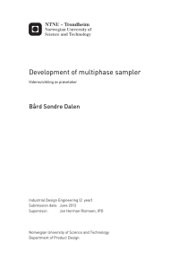 Development of multiphase sampler