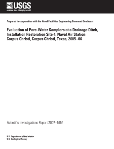 Evaluation of Pore-Water Samplers at a Drainage Ditch - CLU-IN