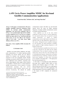 A 4W GaAs Power Amplifier MMIC for Ku-band Satellite