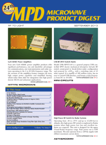 Selecting Microwave Laminates for Antenna and Radar Applications