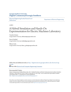 A Hybrid Simulation and Hands-On Experimentation for Electric