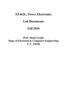 Power Electronics Lab Experiments