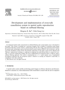 Development and implementation of cross