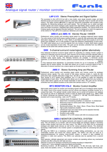 LAP-2.V3 Stereo Preamplifier and Signal Splitter