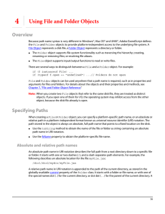 4 Using File and Folder Objects