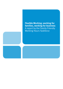 Flexible Working: working for families, working for business A