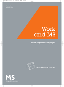 MS and work