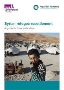 Syrian refugee resettlement: a guide for local authorities