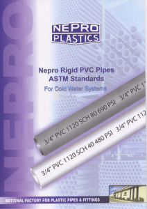 properties of nepro astm pvc pipes