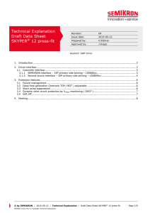 Technical Explanation Draft Data Sheet SKYPER® 12