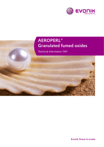 Technical Information 1341: AEROPERL® granulated