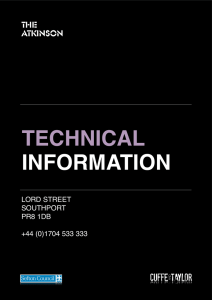 The Atkinson - Technical Information Pack