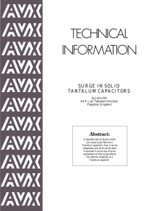 TECHNICAL INFORMATION