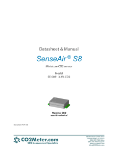 SenseAir S8 - CO2Meter.com