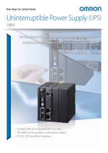 Uninterruptible Power Supply(UPS)