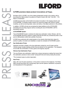 ILFORD premiere latest product innovations at Fespa