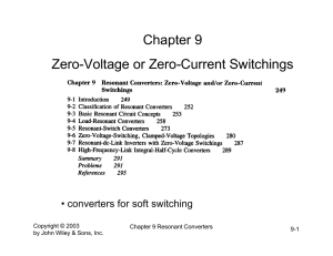 Chapter 9 Zero-Voltage or Zero