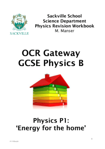 OCR Gateway GCSE Physics B