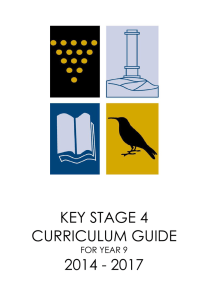 key stage 4 curriculum guide 2014 - 2017