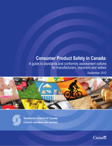 Consumer Product Safety in Canada