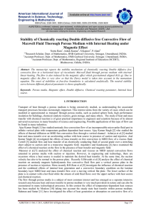 Stability of Chemically reacting Double diffusive free Convective