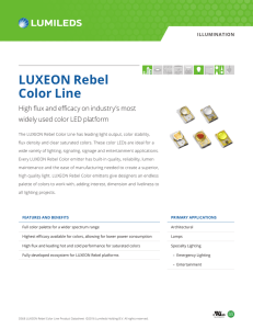 LUXEON Rebel Color Line