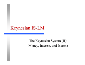 Keynesian IS-LM