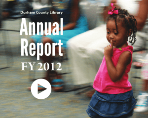 FY 2012 - Durham County Library