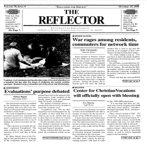 the reflector - Frederick D. Hill Archives