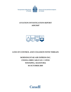 Aviation Investigation Report A05C0187