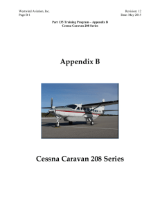 Appendix B Cessna Caravan 208 Series