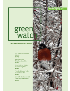 Winter/Spring 2014 - Ohio Environmental Council