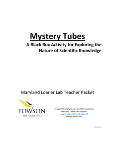 Mystery Tubes - Towson University
