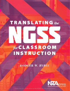 From NGSS to Classroom Instruction