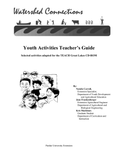 Youth Activities Teacher`s Guide