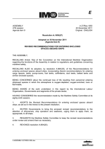 ASSEMBLY 27th session Agenda item 9 A 27/Res.1050 20